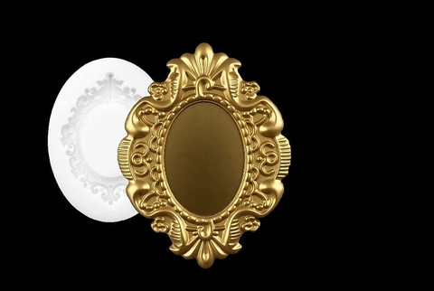 Силиконовый молд № 811 Рамка тонкая