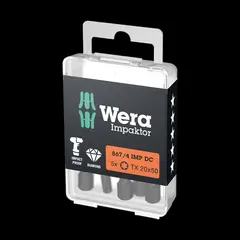 Биты ударные TORX 20 x 50 мм WERA 05057664001