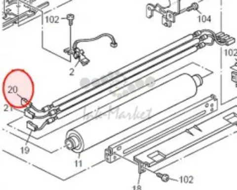 Нагреватель Ricoh 230V:900W AX440248