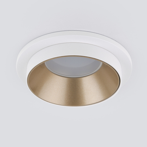 Встраиваемый светильник 113 MR16 золото/белый