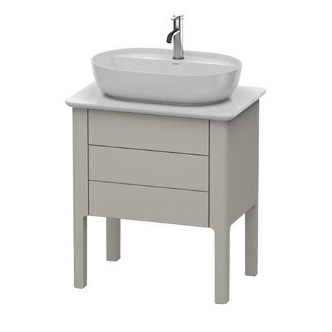 Duravit Luv База напольная, 743x688x450,1  выдв.ящик,1 выдв.ящик, цвет серо-коричневый шелковисто-матовый LU956506060