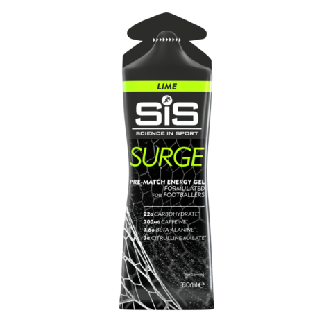 SiS Surge Pre-Match Gel, вкус Лайм, 60 мл со скидкой 10%