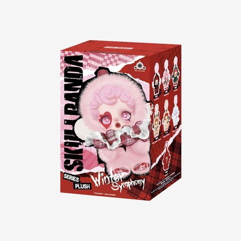 Случайный плюшевый брелок POP MART Skullpanda: Winter Symphony Series Plush