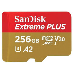 Карта памяти microSDXC 256GB SanDisk Class 10 UHS-I A2 C10 V30 U3 Extreme Plus