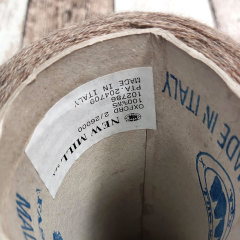 Кашемир 100% NEW MILL / OXFORD 2/26 серо-коричневый меланж