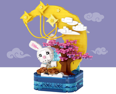 Конструктор LOZ Лунный кролик 620 деталей NO. 1230 Moon rabbit Ideas Series