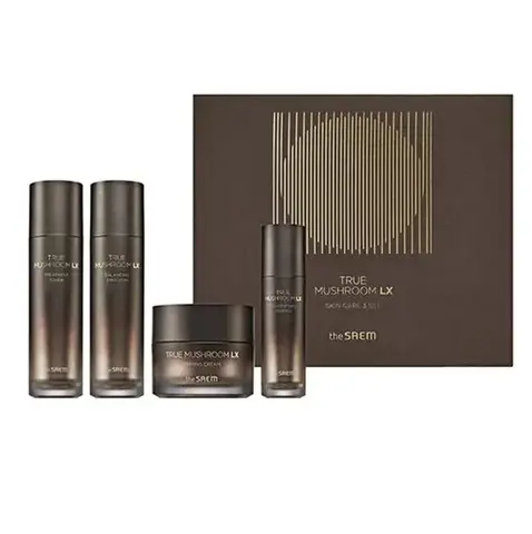 The Saem True Mushroom LX Skin Care 3 SET Набор уходовый антивозрастной (тонер, эссенция, эмульсия, крем)
