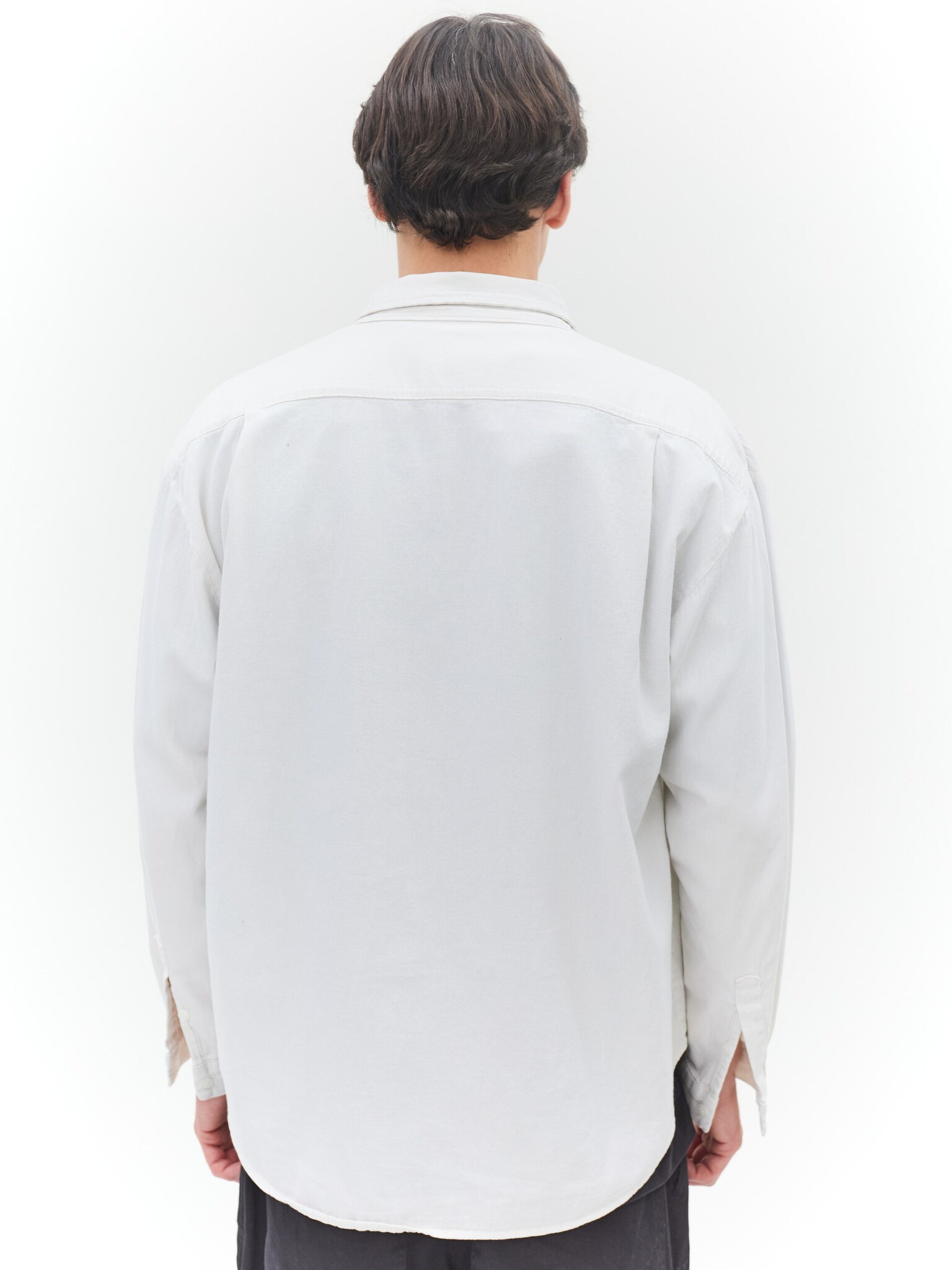 Белая джинсовая рубашка MOSCO