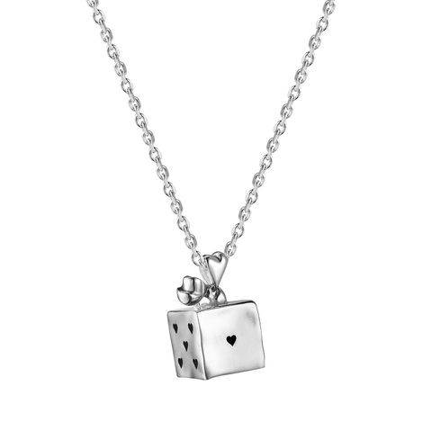 SRN Подвеска Dice black hearts