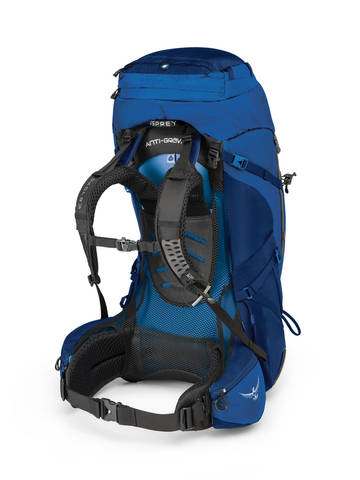 Картинка рюкзак туристический Osprey Aether AG 70 Neptune Blue - 2