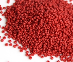 15/0 RR-2040 Matted Metallic Dark Maroon