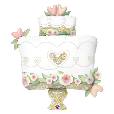 Воздушный шар фигура Свадебный торт, 104 см