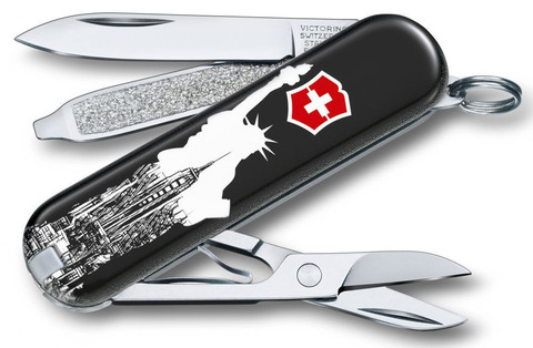 Нож-брелок Victorinox Classic LE 2018, 58 mm, 7 функций, 