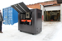 Всепогодный шумозащитный контейнер SB1800 для дизельных генераторов