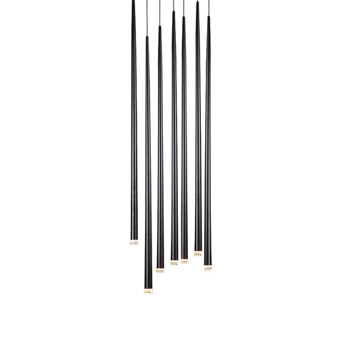 Люстра Slim 7 H100 Black