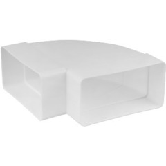 Горизонтальное колено 90° Вентс 60х204