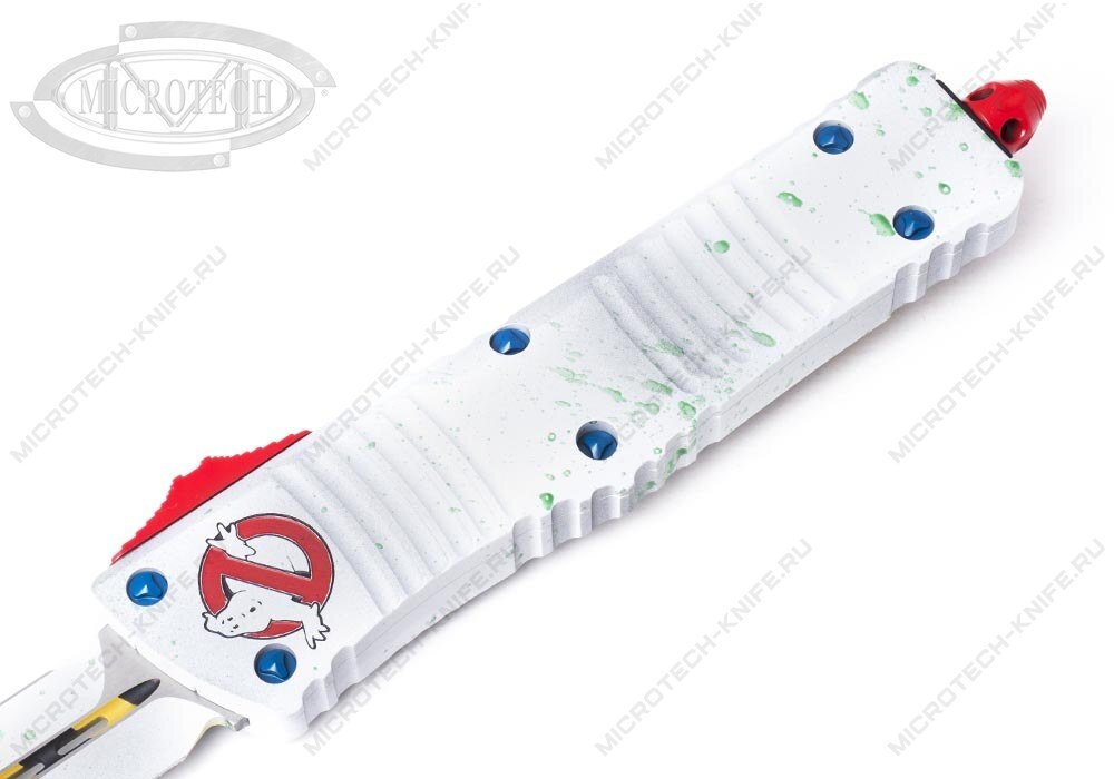 Нож Microtech Combat Troodon 142-1GBS Ghostbuster Slime White - фотография 