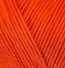 ALIZE "DİVA", 100% Микрофбира акрил, 100 гр, 350 м, 37 оранжевый