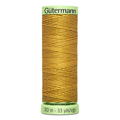 Нить Top Stitch 30/30 м для декоративной отстрочки, Gutermann, 968 золотой