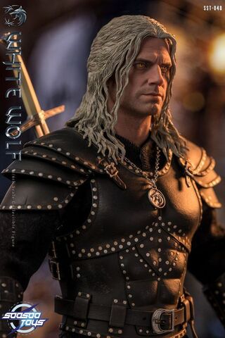 Фигурка Геральт Белый Волк масштаб 1/6 сериал Ведьмак