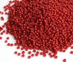 15/0 RR-2040 Matted Metallic Dark Maroon