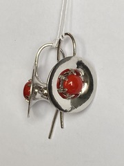 Планта (серьги из серебра)