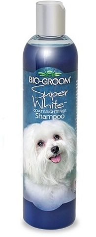 Bio-Groom Super White Shampoo шампунь для собак белого и светлых окрасов 355мл