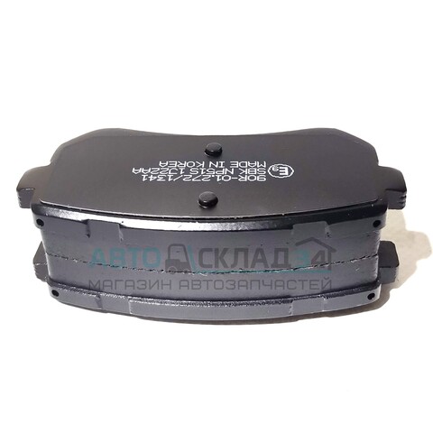 КОЛОДКИ ЗАДНИЕ TUCSON TL. SPORTAGE QL МЕХ РУЧНИК HI-Q (С ОТВЕРСТИЯМИ ПОД СКОБЫ)