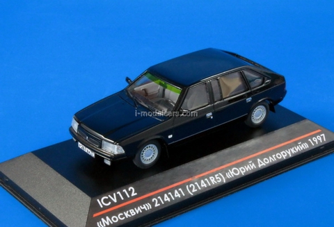 Moskvich-214141 (2141R5) Yury Dolgoruky early edition 1997 Limited Edition of 50 black 1:43 ICV112