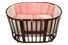 Комплект в кроватку Nuovita "Prestigio Atlante", 6 предметов. (rosa / розовый)