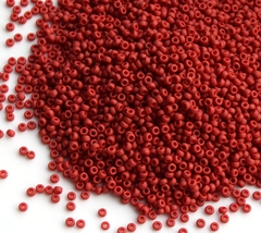 15/0 RR-2040 Matted Metallic Dark Maroon