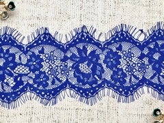 Кружево Французское, ш. 10,5 см, электрик