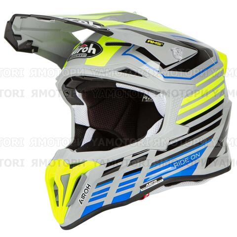 Кроссовый шлем Airoh Strycker Yellow размер M (57-58)