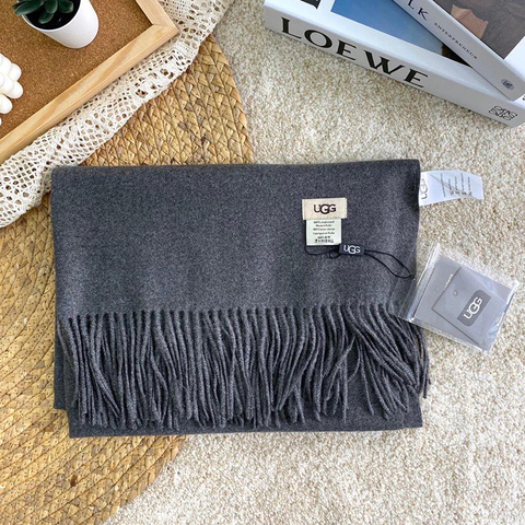 Ugg Scarf Dark Grey