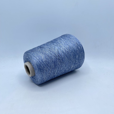 Assia Filati S.R.L (пр.Италия), art-Dream silk , 2/60 3000м/100гр, 100%Шелк ,цвет -Голубой меланж, арт.24335