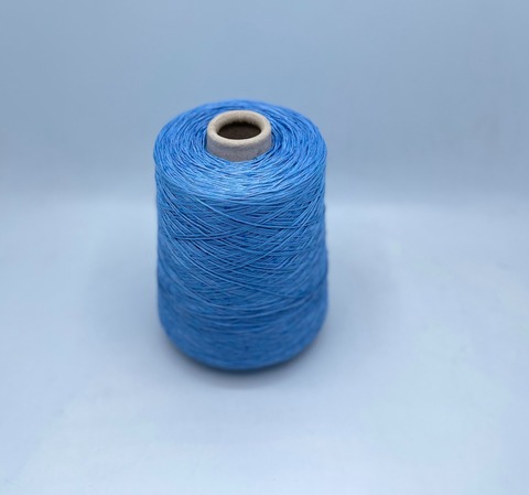 Filati Naturali (пр.Италия),art-Lino, 360м/100гр, 100%Лен+пайетки, цвет-Голубой,неоднотонный, арт-28086