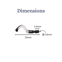 Лезвие для фаскоснимателя d.2,6мм P-3 HSS CP GRATEX 11030