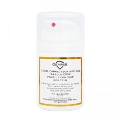 GEMMIS Крем анти-эйдж корректор "Золотой абсолют" Для зоны вокруг глаз, 50 мл | Crème correcteur anti-âge "Absolu D'Or" Visage Pour le contour des yeux
