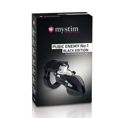 Пояс верности с электростимуляцией Mystim Pubic Enemy No1 Black Edition - MyStim 46624