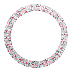 Макарон мята-розовый