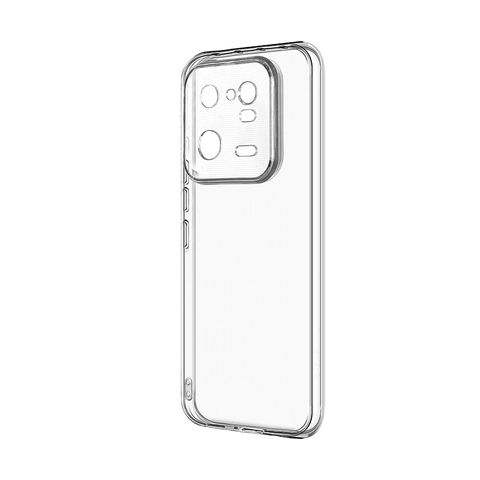 Силиконовый чехол TPU Clear case с защитой камеры (толщина 2.0 мм) для Xiaomi 13 Pro (Прозрачный)