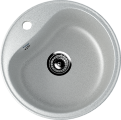 ULGRAN U-100  Круглая мойка с отверстием под смеситель