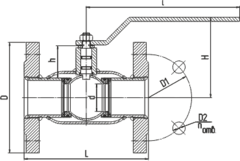 Конструкция LD КШ.Ц.Ф.GAS.300/250.016.Н/П.02 Ду300