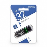 Флешка 32 GB USB 3.0/3.1 Smartbuy Glossy (Черный)