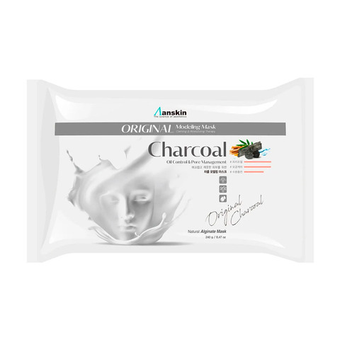 Anskin Charcoal Modeling Mask Маска альгинатная для жирной кожи с расширенными порами