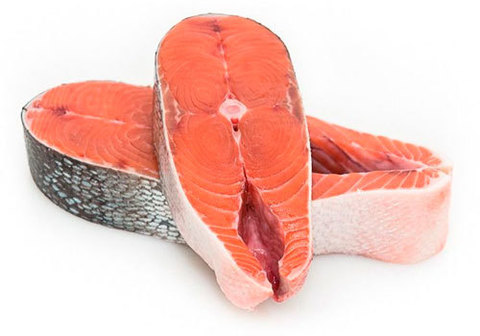 Кета стейк замороженный Премиум~1кг