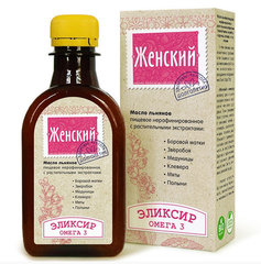 Компас здоровья масло льняное с растительными экстрактами «Женский эликсир»