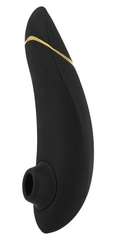 Чёрный бесконтактный клиторальный стимулятор Womanizer Premium - Womanizer 05933970000