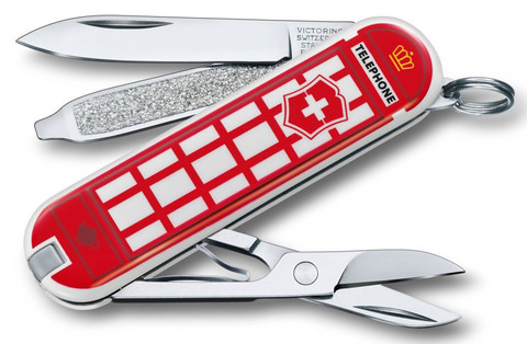 Нож-брелок Victorinox Classic LE 2018, 58 mm, 7 функций, 