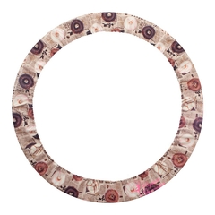 Пончики Газета бежевый